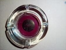 Vintage Round OMNI Hotel Glass Ashtray With Gold Logo Very Clean picture