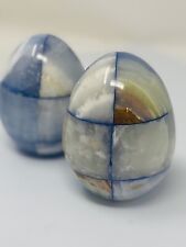 Natural Crystal Gemstone Egg Agate Granite Calcite Rock Crystal Hand Carved Egg  picture