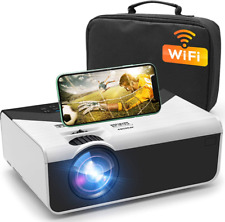 GRC Mini Projector, Portable WiFi Movie Projector with Synchronize Smart...  picture