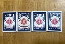 Vintage Bicycle 808 Poker Rider Back Playing Cards Made In USA 4 Full Decks picture
