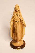 Handmade crafts Statue Virgin Mary Olive Wood Figures Holy Land Bethlehem Gift picture
