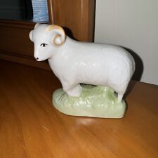 Vintage porcelain figurine 5” Ram Sheep Original Cmielow Poland picture