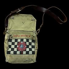 Vintage Military Hand Painted Bag Hamptons 40’s picture
