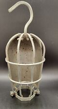 Daniel Woodhead Co. Industrial Shop Steel Bent Wire Reflector Bulb Cage picture