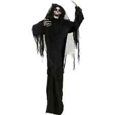 67.5 in. Battery Operated Poseable Animated Standing Reaper with LED Eyes Hallow picture