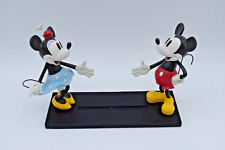 RARE Disney Mickey and Minnie Mouse Business Card Holder Desk Set picture