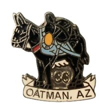 Vintage Oatman Arizona Route 66 Donkey Travel Souvenir Pin picture