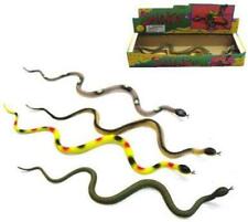 6 asst LARGE 24 IN RUBBER SNAKES realistic fake play snake TOY REPTILE NEW gags picture