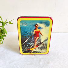 Vintage Skirts Ahoy Esther Williams Graphics Kolay Sweets Advertising Tin T429 picture