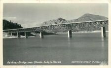 Shasta Lake California Pit River Bridge Eastman's 1951 RPPC Postcard 21-12892 picture