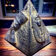 Unique Egyptian Antiques Pyramid With Tutankhamun, Nefertiti, Sphinx and Ramses picture