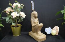Egyptian Goddess Maat - Handmade statue - Replica statue - handmade antique. picture