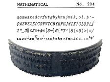 No.204 Mathematical Italic TYPE SHUTTLE Typewriter Hammond Multiplex No.2 12 picture