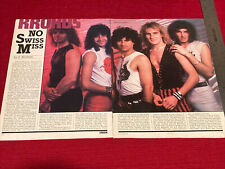 Krokus 4-page 1983 Print Pin-Up Article - Great to picture