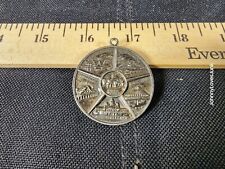 Vintage 70s Disney World Coin Token Keychain Pendant Used picture