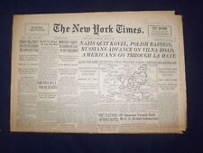 1944 JULY 6 NEW YORK TIMES - NAZIS QUIT KOVEL, POLISH BASTION - NP 6585 picture