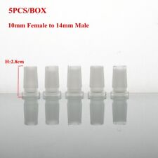 5pcs/10mm Female To 14mm Male/Glass Water Pipe Adapter Fit For Smoking Adapters picture