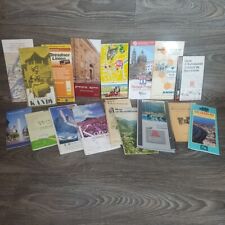 Lot (17) Vintage Travel Maps and Brochures 1980 - Modern International  picture