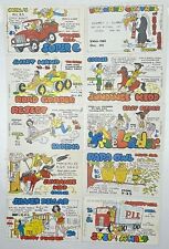 Vintage CB Ham Radio QSL Cards West Coast Clubs Lot of 10 Squeaky Comics A picture