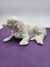 Vintage NYMPHENBURG Newfoundland DOG FIGURINE Blanc De Chine picture