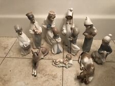 Lladro 4670-4680 Nativity 11 pieces Retired Mint No Boxes Great Gift L@@K picture