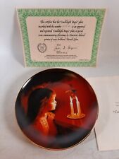 Backyard Discovery collector plate candlelight Collection magic Donald Zolan1991 picture