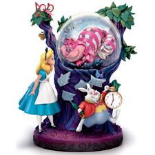 Disney Alice In Wonderland Illuminated Musical Glitter Globe Bradford Exchange picture