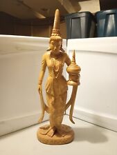 Large 23 inch Hand Carved Wooden Shiva Statue picture