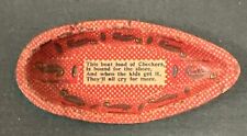 1920's TIN CHECKERS POPCORN CONFECTION BOAT PRIZE CRACKER JACK TOY Shotwell picture