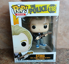 Funko POP Rocks Music - The Police 118 STING with Bass Guitar - with Protector picture