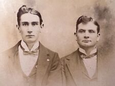 Vtg Victorian Cabinet Card by Cawlthon Dapper Handsome Men Palouse WA 62-115 picture