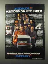 1986 Evinrude XP200 Outboard Motor Ad - Our Technology picture