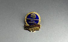 1997 Atlanta Fernbank Museum 5 Year Anniversary Volunteer Hat Lapel Pin picture