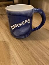 Handmade Vintage 2000 Snackers Cobalt Blue Coffee Mug picture