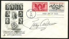 Patty Andrews d2013 signed autograph auto Andrews Sisters Trio Postal Cover FDC picture