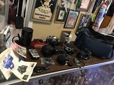 Vintage Camera and Lens Lot canon -minolta-bell -free shipping picture
