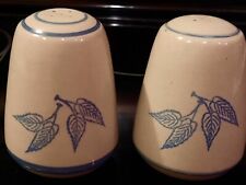 Red Wing Stoneware Co. Birch Leaf Salt & Pepper Shakers picture