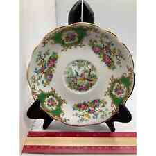 Vintage Foley China 'Broadway' Tea Saucer - England, Mulitcolor with Gold Trim picture