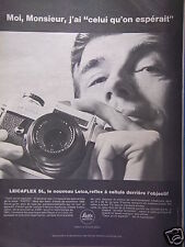 1969 LEICAFLEX SL LEICA REFLEX BEHIND LENS ADVERTISING - AD picture