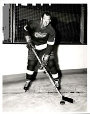 PF2 Original Photo WARREN GODFREY 1950s-60s DETROIT TED WINGS HOCKEY DEFENCE picture