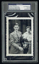 Roddy McDowall signed autograph 3x4.5 Vintage 1940's Snapshot Photo PSA Slabbed picture