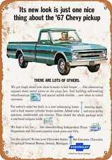 Metal Sign - 1967 Chevrolet Pickup Trucks - Vintage Look Reproduction picture