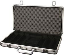 New DA VINCI Heavy Duty Aluminum Poker Chip Case, Fits 300 Chips (Not Included) picture