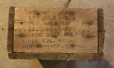 Original US Military Wooden Model 1903 Springfield Bolt Sleeves Rifle Part Crate picture