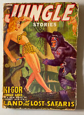 Jungle Stories Vol. 3 #1, Winter 1944  Ape Attack Cover KI-GOR Story picture