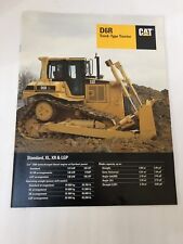 1996 Caterpillar D6R Track-Type Tractor Advertising Sales Brochure Specs picture