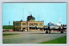 Youngstown OH-Ohio, Youngstown Municipal Airport, Planes, Vintage Postcard picture