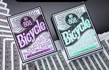 Bicycle Autocycle No.1 Playing Cards (Purple/Green) - Set of 2 - New Sealed Deck picture