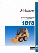 Original OEM OE Case Model 1818 Uni-Loader Sales Brochure Form Number UD31490 picture