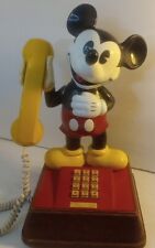 Vintage 1970's The Mickey Mouse Phone Landline Push Button Telephone Walt Disney picture